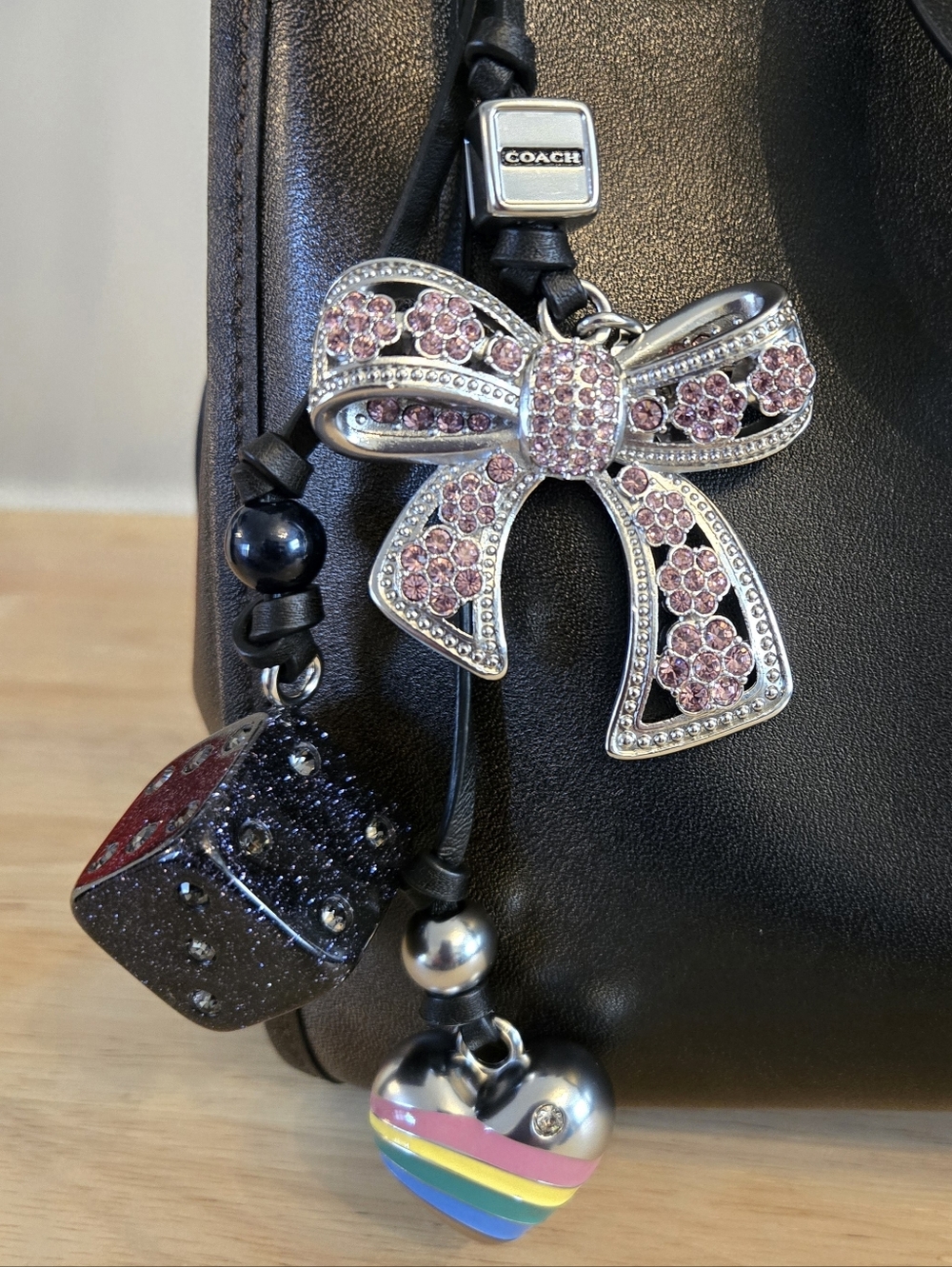 Coach Rogue 31 Loved Leather Charm Cluster – Rare & Exclusive